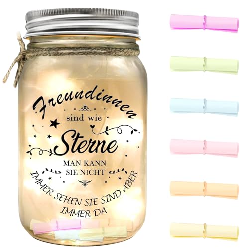 LUPATDY LED Flaschenlicht Glückslicht,Flaschenlicht mit Spruch,Personalisierte Geburtstagsgeschenk für Frauen,Dekoflaschen mit Deckel,Leuchtflasche LUPATDY LED Flaschenlicht Glückslicht,Flaschenlicht mit Spruch,Personalisierte Geburtstagsgeschenk für Frauen,Dekoflaschen mit Deckel,Leuchtflasche von LUPATDY