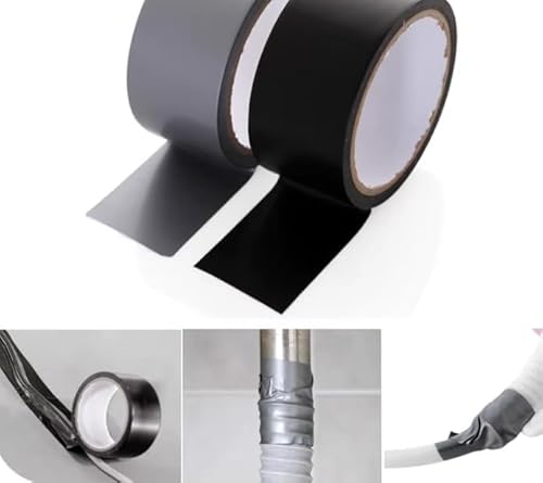 LUPATDY Panzertape Extra Stark, Schwarz Panzerband 48mm X 40m, 3 Rollen GewebeverstäRktes Reparaturband, Klebeband Wasserdicht Gewebe-Klebeband, Gewebeband, Panzertape, Isolierband von LUPATDY