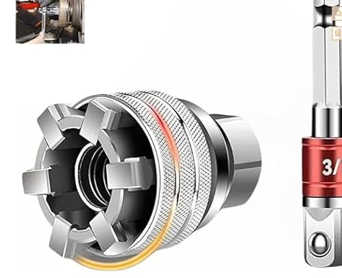LUPATDY Universal Steckschlüssel 10mm-19mm Multifunktionshülse set - multifunktionshülse set, Universelles Wartungswerkzeug, verstellbare Steckschlüsselhülse LUPATDY Universal Steckschlüssel 10mm-19mm Multifunktionshülse set - multifunktionshülse set, Universelles Wartungswerkzeug, verstellbare Steckschlüsselhülse von LUPATDY