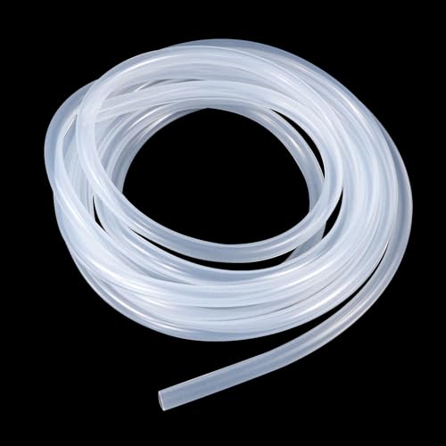 Silikonschlauch 2m Flexibler Silikonschlauch Lebensmittelecht, 8mm ID x 10mm OD, Flexibler Lebensmitteltaugliche Schlauch Silikonschlauch Wasser Luft Rohr, Transparenter Schlauch für Pumpentransfer Silikonschlauch 2m Flexibler Silikonschlauch Lebensmittelecht, 8mm ID x 10mm OD, Flexibler Lebensmitteltaugliche Schlauch Silikonschlauch Wasser Luft Rohr, Transparenter Schlauch für Pumpentransfer von LUPATDY