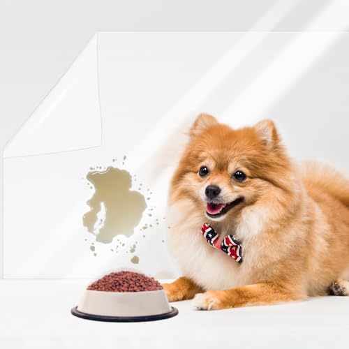 LUPATDY Elektrostatische Wandschutzfolie,Spritzschutz Hund Wandschutz-Folie Wand Transparent,Wasserdichte klebstofffreie Schutzfolie-Wandschutzfolie für Wände,Küchen,Möbel,Büros(40cmX300cmx0.06mm) von LUPATDY