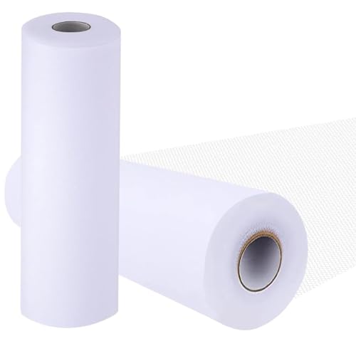 Stoff Rolle 15cm x 91.5m Tüllstoff - Hochzeit Dekoration Tisch Deko Tüllband für DIY Tutu Rock Handwerk Bogen Party Textilien von LUPATDY