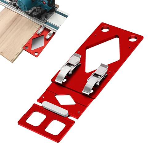 Winkelanschlag für Führungsschiene, 90° Rechtwinklige Führungsschiene Elektrische Kreissägen-Führungsschienenklemme für Holzbearbeitung, kompatibel mit Festool und Makitas Führungsschiene Winkelanschlag für Führungsschiene, 90° Rechtwinklige Führungsschiene Elektrische Kreissägen-Führungsschienenklemme für Holzbearbeitung, kompatibel mit Festool und Makitas Führungsschiene von LUPATDY