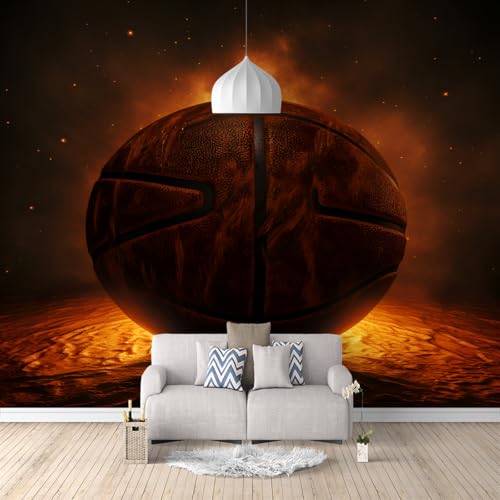 Fototapete 3D TapeteDunkelbrauner Basketball 400x280cm,Abstrakte Moderne Kunst Tapeten Wohnzimmer Muster,Wand Deko Kinderzimmer Wandtapete Mustertapete Fototapete 3D TapeteDunkelbrauner Basketball 400x280cm,Abstrakte Moderne Kunst Tapeten Wohnzimmer Muster,Wand Deko Kinderzimmer Wandtapete Mustertapete von LUPAXA