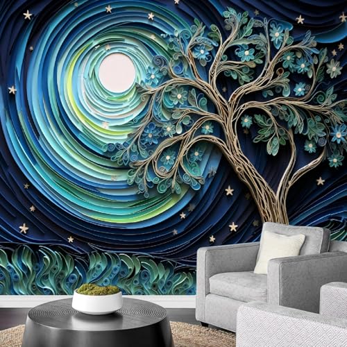 Fototapete Blaue Spiraltextur Mit Farbverlauf 400x280cm,Abstraktes 3D-Muster Foto Tapete Wandverkleidung Wandtapete Motivtapeten Wohnzimmer Schlafzimmer 3d Effekt Modern Fototapete Blaue Spiraltextur Mit Farbverlauf 400x280cm,Abstraktes 3D-Muster Foto Tapete Wandverkleidung Wandtapete Motivtapeten Wohnzimmer Schlafzimmer 3d Effekt Modern von LUPAXA