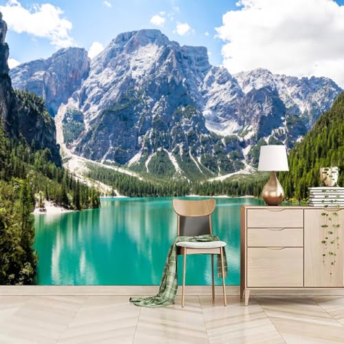 Fototapete Landschaftslandschaft 366x254cm,Berg Und See Wandtapete für Schlafzimmer, Wohnzimmer, Sofa, TV-Hintergrund Fototapete Landschaftslandschaft 366x254cm,Berg Und See Wandtapete für Schlafzimmer, Wohnzimmer, Sofa, TV-Hintergrund von LUPAXA