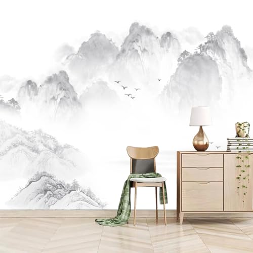 Fototapete Landschaftsmalerei 150x130cm，Retro-Abstrakt Wandtapete für Schlafzimmer Wohnzimmer Flur Esszimmer von LUPAXA