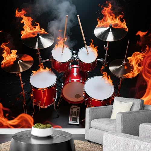 Fototapete Rotes Schlagzeug 400x280cm,Moderne Abstrakte Kunst Foto Tapete Schlafzimmer Wohnzimmer Vliestapete Wandtapete Motivtapeten Bildtapete 3d Effekt Fototapete Rotes Schlagzeug 400x280cm,Moderne Abstrakte Kunst Foto Tapete Schlafzimmer Wohnzimmer Vliestapete Wandtapete Motivtapeten Bildtapete 3d Effekt von LUPAXA