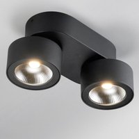 Led Deckenleuchte Bloc in Schwarz 2x 15W 2800lm - Schwarz - Lupialicht von LUPIALICHT