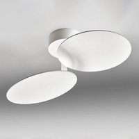 Led Deckenleuchte Plate in Weiß 2x 9W 1350lm 2-flammig - Weiß - Lupialicht von LUPIALICHT
