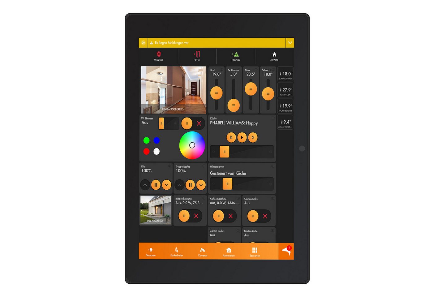 LUPUS ELECTRONICS PoE Smarthome Display Smart-Home-Steuerelement, Touchscreen, LED-Backlight, Widescreen LUPUS ELECTRONICS PoE Smarthome Display Smart-Home-Steuerelement, Touchscreen, LED-Backlight, Widescreen von LUPUS ELECTRONICS