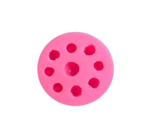 Harzgussformen, 3D-Simulations-Silikonform, Heidelbeere, Himbeere, Fondant, Schokolade, Kuchen, Backwerkzeug, handgefertigte Kerzen, Handwerk, Seife, Formen, 7,7 x 7,7 x 1,5 cm von LUPZENFUXIA