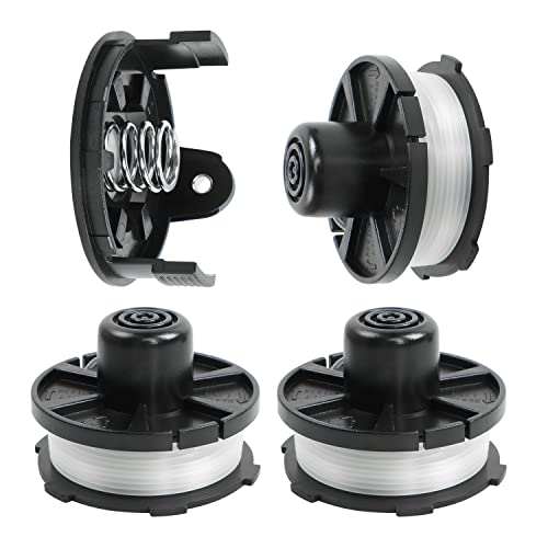 Rasentrimmer Faden 3 Stücke Rasentrimmer Spule, Nylon Rasentrimmer-Ersatzfadenspule, Rasentrimmer Ersatzspule - 8.3m, Ø1.6mm, für Rasentrimmer DUR181 DUR181Z DUR181RF 195858-1/196146-9 von LURICO