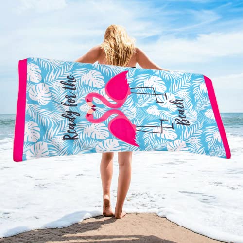 LUROON Strandtuch 180 x 90cm Extra Große Strandhandtuch Handtuch Strand Badetuch Frottee Leichtes Strandtuch Camping Reisetuch Super Weiches Sport Strandtuch von LUROON