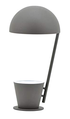 Lussiol 233786 Tischleuchte, Metall, 40 W, grau, ø20 x H40 cm von LUSSIOL