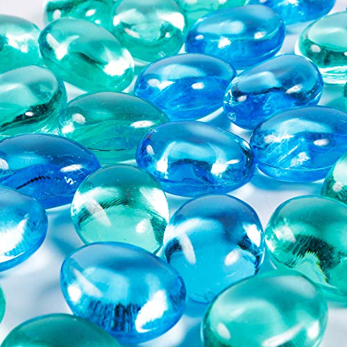 Aquarium-Steine, oval, klar und bunt, gemischt, 26 Stück Aquarium-Steine, oval, klar und bunt, gemischt, 26 Stück von LUSSO LIA