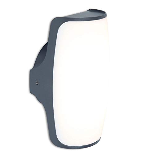 LUTEC 563800061 Wandleuchte Seco LED Metall schwarz 1 L von LUTEC