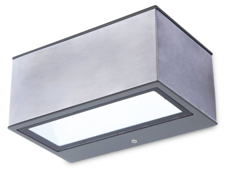 LUTEC LED Außen-Wandleuchte LED-Aussenleuchte GEMINI, LED fest integriert, Neutralweiß, Up- & Downlight von LUTEC