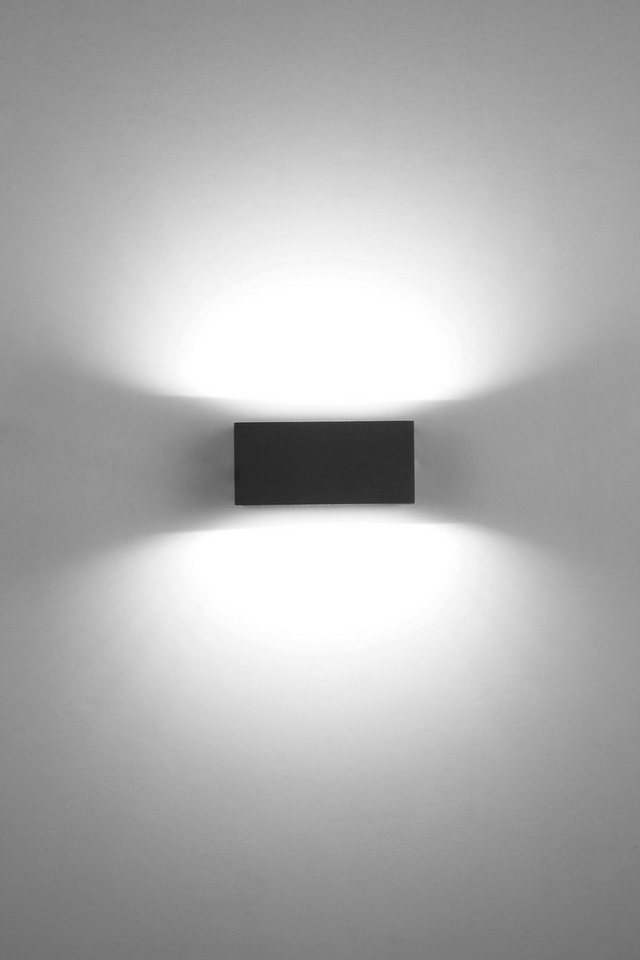 LUTEC LED Außen-Wandleuchte LED-Aussenwandleuchte GEMINI, LED fest integriert, Neutralweiß, Up- & Downlight LUTEC LED Außen-Wandleuchte LED-Aussenwandleuchte GEMINI, LED fest integriert, Neutralweiß, Up- & Downlight von LUTEC
