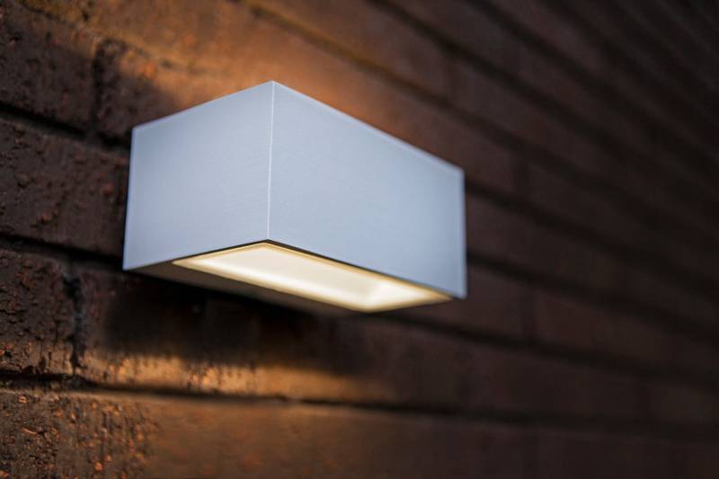 LUTEC LED Außen-Wandleuchte LED-Aussenwandleuchte GEMINI, LED fest integriert, Neutralweiß, Up- & Downlight von LUTEC