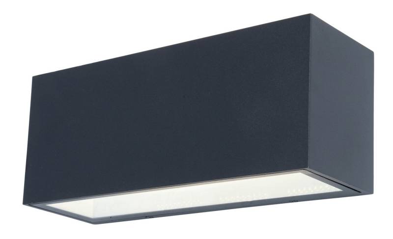 LUTEC LED Außen-Wandleuchte LED-Aussenwandleuchte GEMINI, LED fest integriert, Neutralweiß, Up- & Downlight von LUTEC
