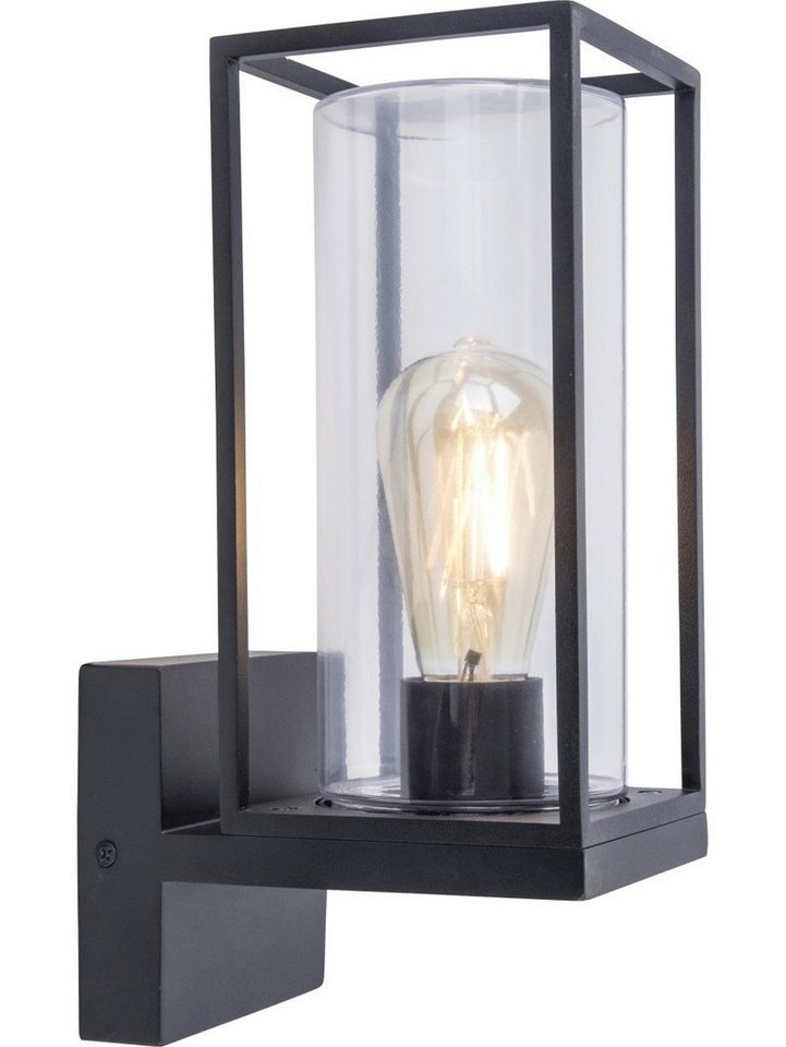 LUTEC LED Außen-Wandleuchte Lutec Außenwandleuchte Flair E27 schwarz, Ohne Leuchtmittel, Nicht dimmbar nicht Smart Home-fähig ohne Bewegungsmelder LUTEC LED Außen-Wandleuchte Lutec Außenwandleuchte Flair E27 schwarz, Ohne Leuchtmittel, Nicht dimmbar nicht Smart Home-fähig ohne Bewegungsmelder von LUTEC