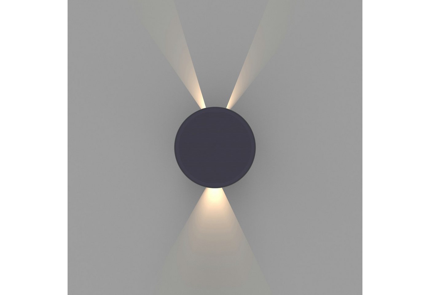 LUTEC LED Solarleuchte LED Solar-Außenwandleuchte BELKA, LED fest integriert, Warmweiß, Solar-Hybrid LUTEC LED Solarleuchte LED Solar-Außenwandleuchte BELKA, LED fest integriert, Warmweiß, Solar-Hybrid von LUTEC