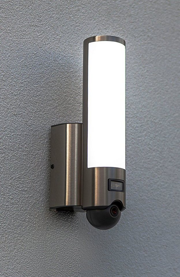 LUTEC Smarte LED-Leuchte ELARA, LED fest integriert, Smart-Home Kameraleuchte von LUTEC