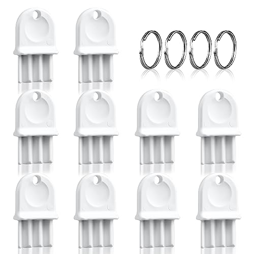 10 Stück Papierhandtuchspender Schlüssel, Kunststoff Papierhandtuchspenderschlüssel Ersatz Universeller Taschentuchspenderschlüssel für die Wartung (Weiß) von LUTER