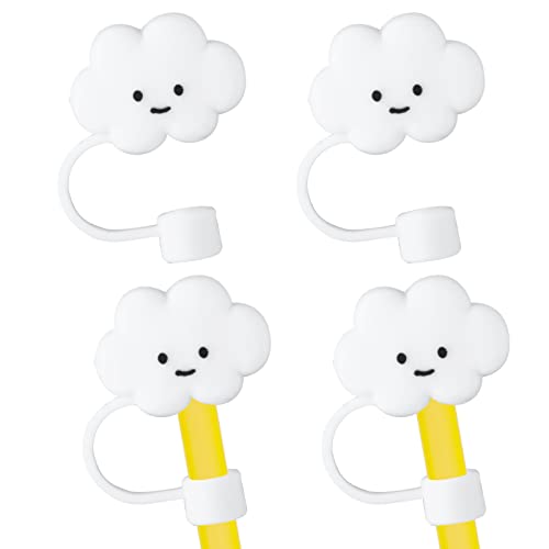 4 Stück Strohhalm Abdeckung, Staubdicht Straw Cap süße Straw Covers Cap Wiederverwendbare Strohhalme Covers Cloud Form Strohschutz für Schnabeltassen mit Strohhalmen mit 6-8mm Durchmesser 4 Stück Strohhalm Abdeckung, Staubdicht Straw Cap süße Straw Covers Cap Wiederverwendbare Strohhalme Covers Cloud Form Strohschutz für Schnabeltassen mit Strohhalmen mit 6-8mm Durchmesser von LUTER