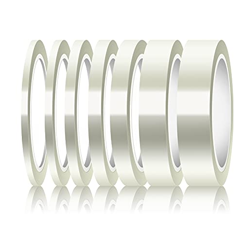 LUTER 7 Rollen Hitzebeständiges Band Hochtemperaturband Sublimationsband Wärmeband für Sublimationsdruck Wärmeübertragung Und Isolierung Wellenlöten (4mm/6mm/8mm/10mm/12 mm20mm/25mmx10m Durchsichtig) LUTER 7 Rollen Hitzebeständiges Band Hochtemperaturband Sublimationsband Wärmeband für Sublimationsdruck Wärmeübertragung Und Isolierung Wellenlöten (4mm/6mm/8mm/10mm/12 mm20mm/25mmx10m Durchsichtig) von LUTER