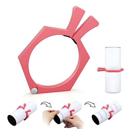 Sublimationsbecher Pinch, Rose Red Haltewerkzeug Pinch Perfekt für Becher 591,5ml Sublimation Langlebige Rohlinge Tumbler Pinch Perfect Clamp für Sublimationspapierglaszubehör von LUTER