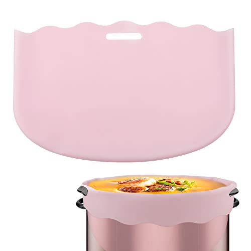 Silikon Einlagen für Slow Cooker Kompatibel mit Crockpot 6-8 Quart, Wiederverwendbar Hitzebeständig Silicone Slow Cooker Liner Schongarer-Einlage für Crockpot Ovale Oder Runde Töpfe (Rosa) von LUTER
