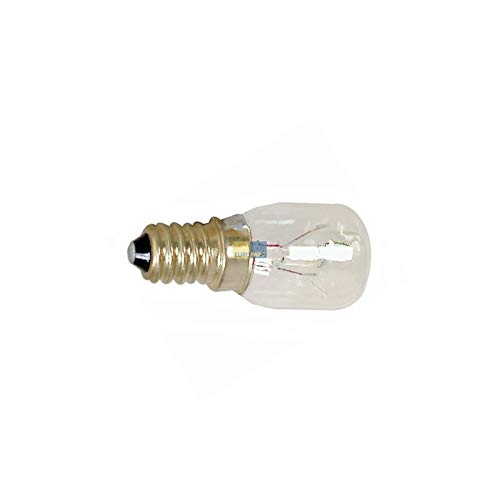 Luth Universal Lampe Kühlschrank Gefrierschrank Glaskörper 26 mm Ø - Röhrenlampe E14 25W 230V von LUTH Premium Profi Parts