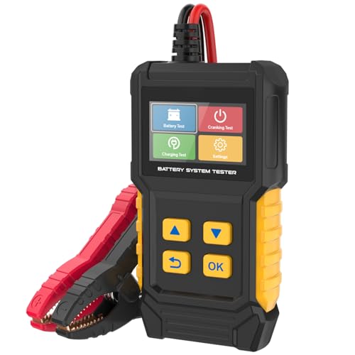 Autobatterietester, 12 V, 24 V, Lasttester, 30–2000 CCA, Kfz-Lichtmaschinentester, digitaler Batterieanalysator, Lade- und Anlassersystemtester für LKW, Marine, Motorrad, SUV, Boot Autobatterietester, 12 V, 24 V, Lasttester, 30–2000 CCA, Kfz-Lichtmaschinentester, digitaler Batterieanalysator, Lade- und Anlassersystemtester für LKW, Marine, Motorrad, SUV, Boot von LUTIFIX