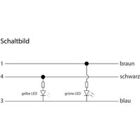 Lutronic - 1133 Sensor-/Aktor-Anschlussleitung M8 5.00 m Polzahl Sensoren: 3 1 St. von LUTRONIC