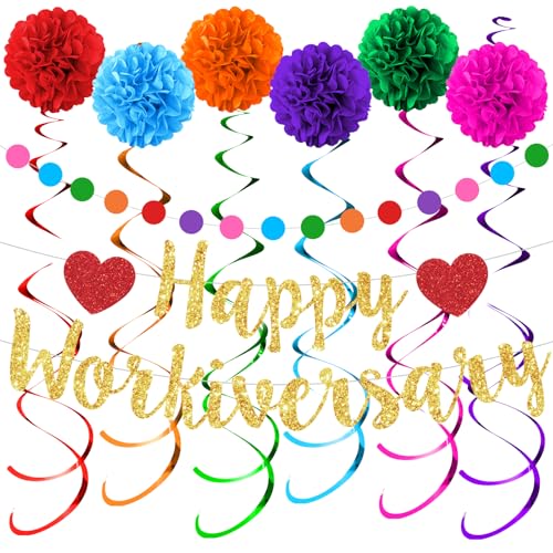 Happy Workiversary Dekorationen Happy Workiversary Dekorationen von LUUFILx