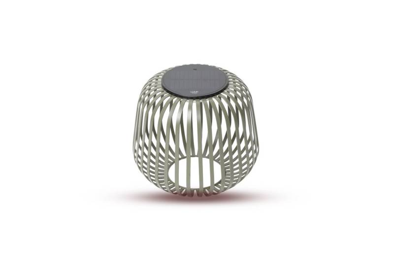 LUUK Studio LED Solarleuchte SOLIS, LED fest integriert, warmweißes Licht (2700 K), Tageslichtweiß, Kabellose LED Laterne mit herausnehmbaren Solarmodul von LUUK Studio