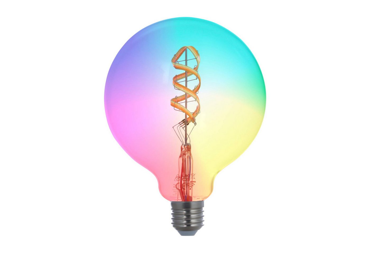 LUUMR LED-Leuchtmittel LED-Filament E27 G125, E27, Farbwechsel RGB + weiß LUUMR LED-Leuchtmittel LED-Filament E27 G125, E27, Farbwechsel RGB + weiß von LUUMR