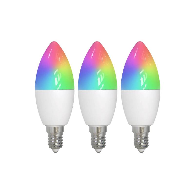 LUUMR Smart E14 4,9W CCT RGB ZigBee Tuya Hue 3er von LUUMR
