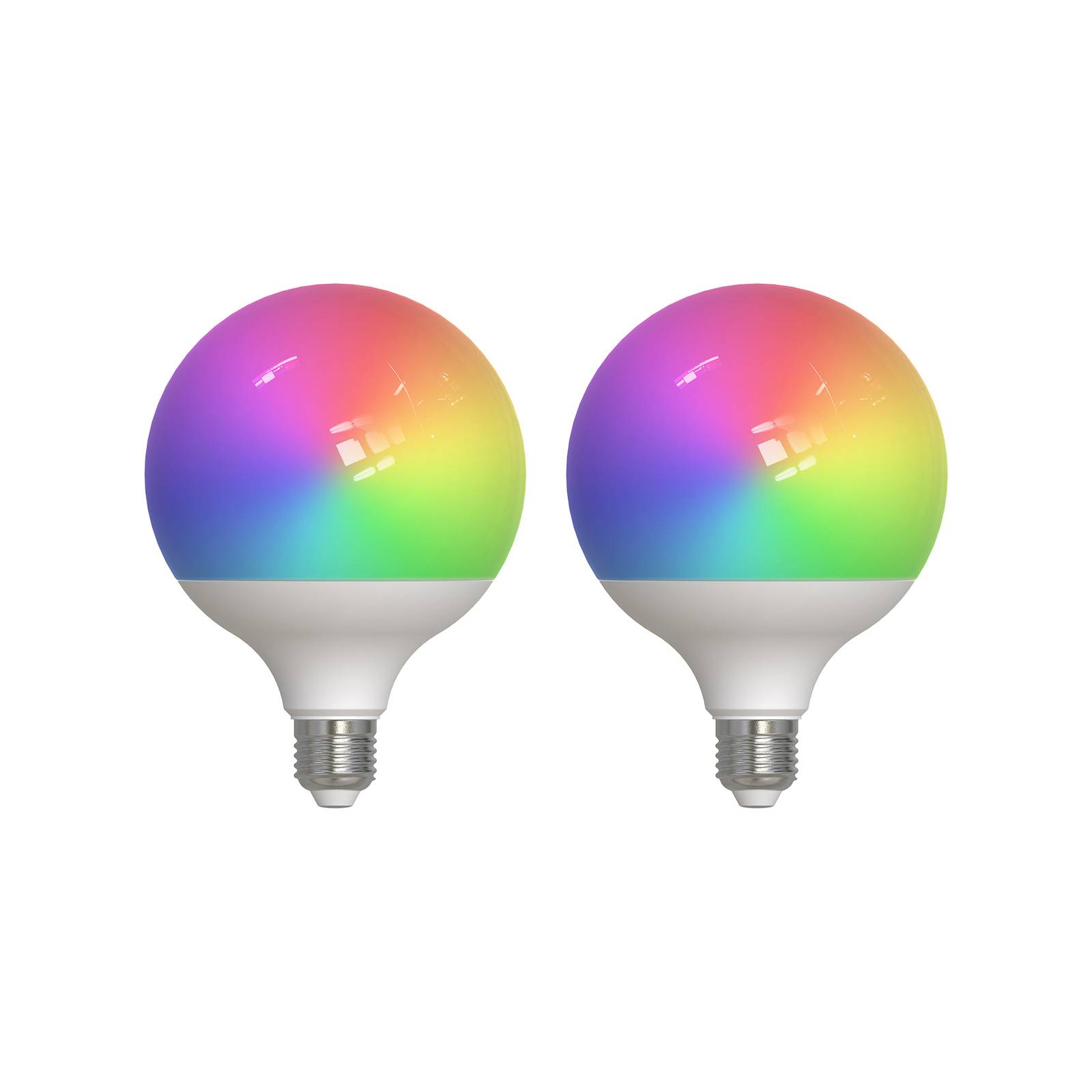 LUUMR Smart LED, 2er, E27, G125, 9W, RGBW, CCT, matt, Tuya LUUMR Smart LED, 2er, E27, G125, 9W, RGBW, CCT, matt, Tuya von LUUMR