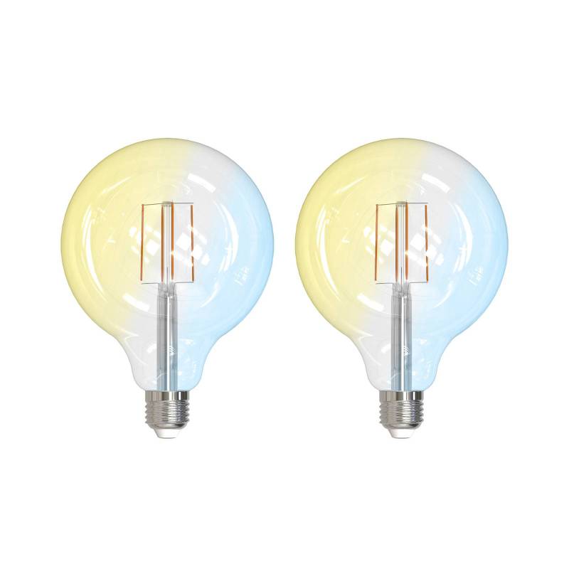 LUUMR Smart LED E27 G125 7W ZigBee Tuya Philips Hue 2er-Set von LUUMR