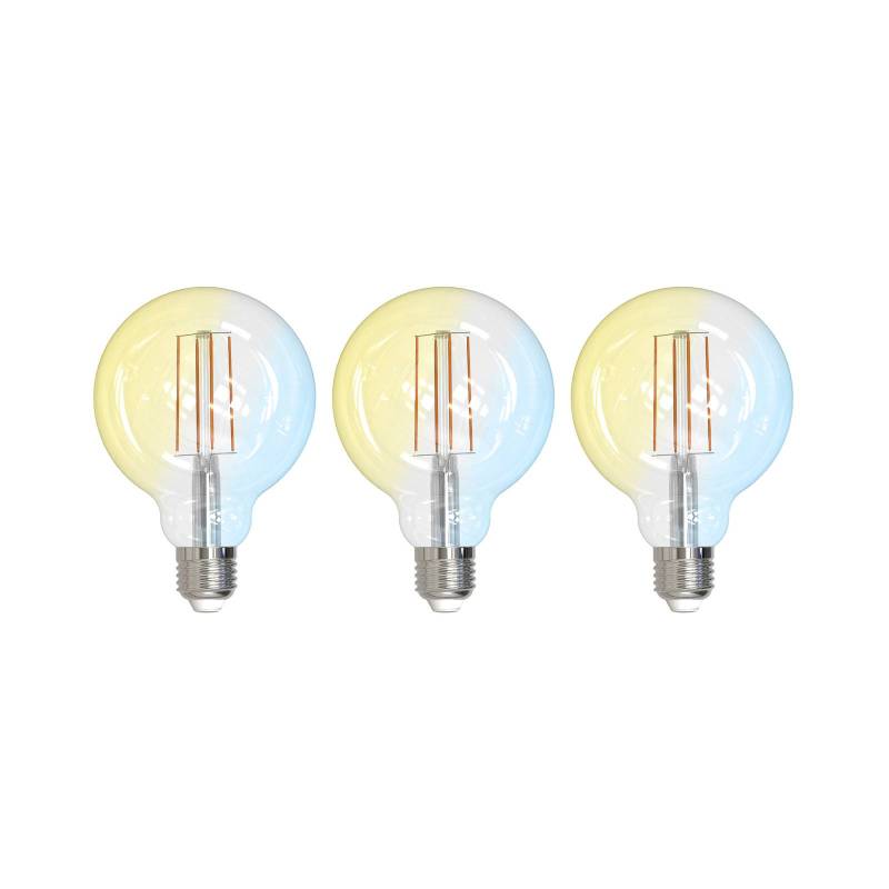 LUUMR Smart LED E27 G95 7W ZigBee Tuya Philips Hue 3er-Set von LUUMR