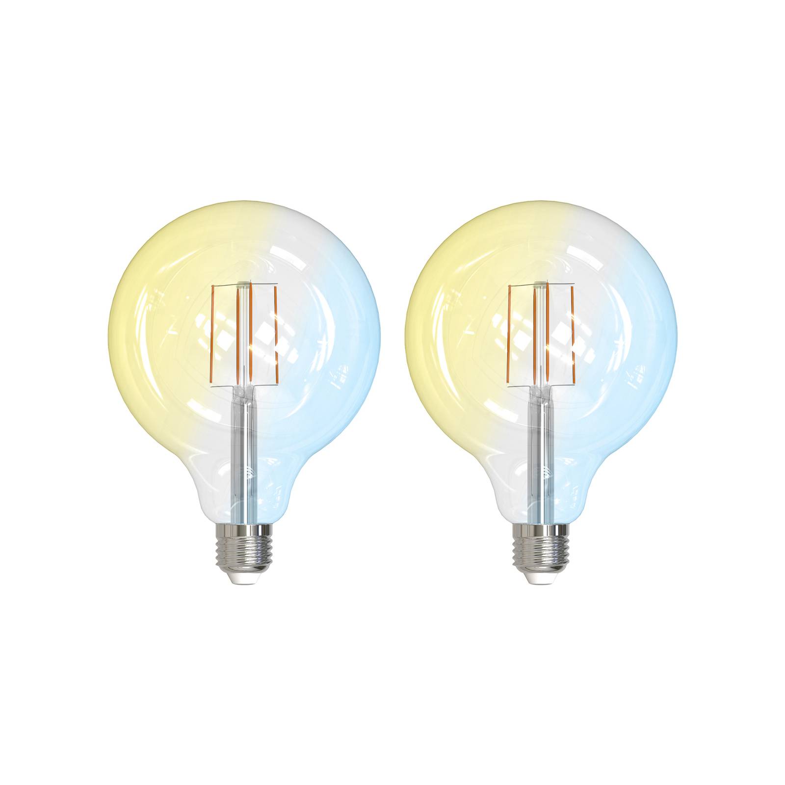 LUUMR Smart LED Filament 2er-Set E27 G125 7W klar Tuya LUUMR Smart LED Filament 2er-Set E27 G125 7W klar Tuya von LUUMR