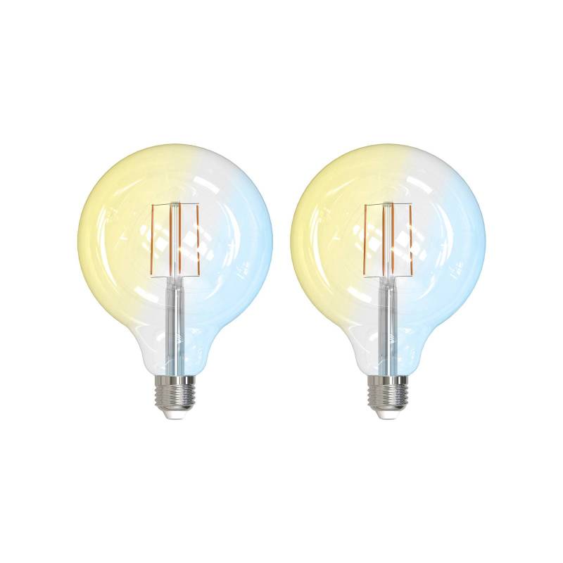 LUUMR Smart LED Filament 2er-Set E27 G125 7W klar Tuya von LUUMR