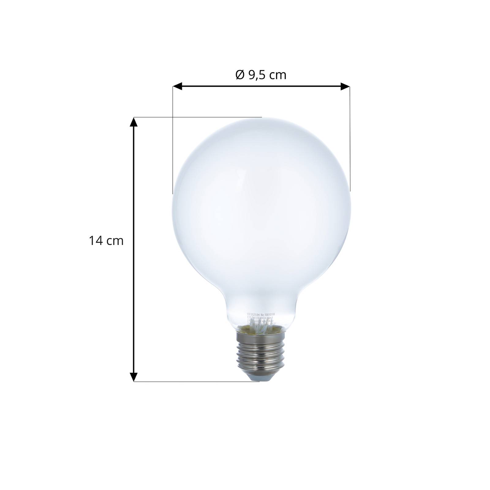 LUUMR Smart LED-Leuchtmittel 2er-Set E27 G95 7W matt Tuya LUUMR Smart LED-Leuchtmittel 2er-Set E27 G95 7W matt Tuya von LUUMR