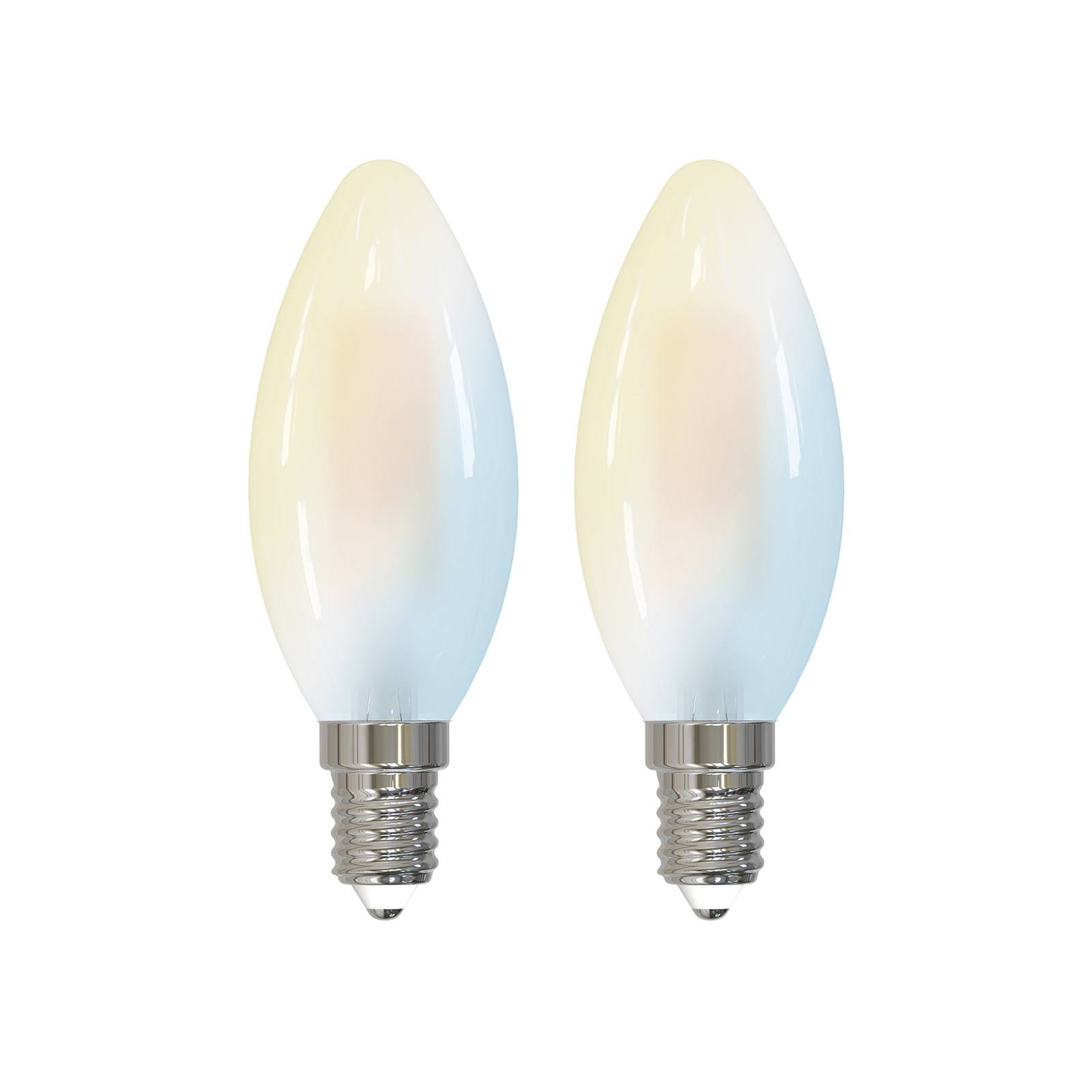 LUUMR Smart LED-Tropfenlampe 2er-Set E14 4,2W CCT klar Tuya LUUMR Smart LED-Tropfenlampe 2er-Set E14 4,2W CCT klar Tuya von LUUMR