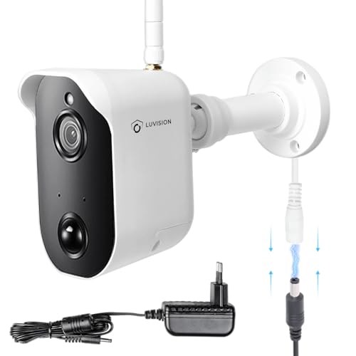 LUVISION Funk Zusatz Überwachungs-Kamera mit DC | Betrieb: DC-Adapter Netzteil | zur Erweiterung LV-A-2020-01 | FullHD 2MP 1080p | PIR-Wärmesensor | Nachtsicht LUVISION Funk Zusatz Überwachungs-Kamera mit DC | Betrieb: DC-Adapter Netzteil | zur Erweiterung LV-A-2020-01 | FullHD 2MP 1080p | PIR-Wärmesensor | Nachtsicht von LUVISION