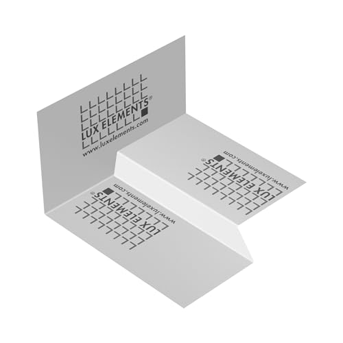 LUX ELEMENTS Abdichtungsband Innenecke (links) DRY-DBIE LINE R I Dünnes, reißfestes Dichtband für TUB-LINE mit einseitigem Gefälle aus Spezial-Vlies aus Polypropylenvlies I Bauaufsichtlich geprüft von LUX ELEMENTS