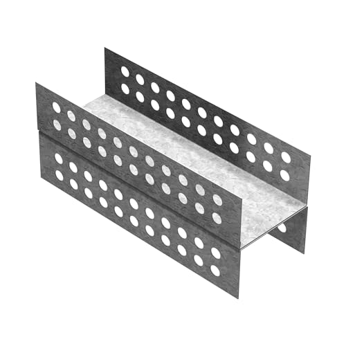 LUX ELEMENTS Montagehilfe MONT-H 4 Stk. I Zur Verbindung von 2x 50mm Bauplatten I Montagehilfe H Form aus verzinktem Metall I Für das Verlängern von Wänden von LUX ELEMENTS